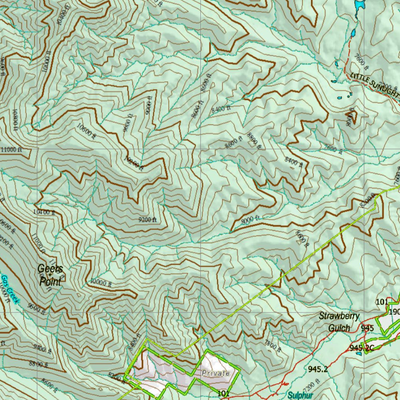 Wy Mountain Goat Unit 3 with Land Ownership Preview 2
