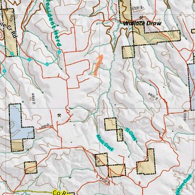 Wy Mule Deer Unit 1 Concentrations and Land Ownership Preview 2