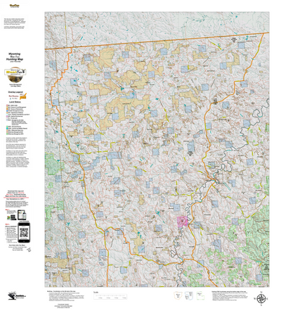 Wy Mule Deer Unit 1 with Land Ownership Preview 1