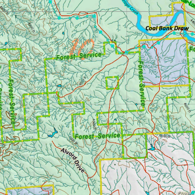 Wy Mule Deer Unit 10 Concentrations and Land Ownership Preview 2