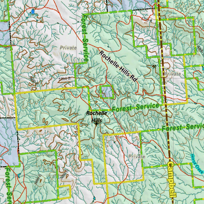 Wy Mule Deer Unit 10 Concentrations and Land Ownership Preview 3