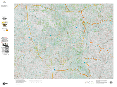 Wy Mule Deer Unit 10 Topographical Map Preview 1