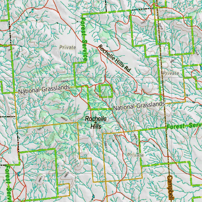 Wy Mule Deer Unit 10 Topographical Map Preview 3