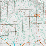 Wy Mule Deer Unit 100 Topographical Map Preview 2