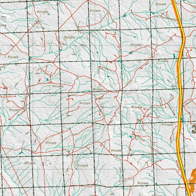 Wy Mule Deer Unit 100 Topographical Map Preview 3