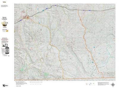 Wy Mule Deer Unit 101 Topographical Map Preview 1