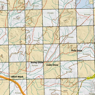 Wy Mule Deer Unit 101 with Land Ownership Preview 2