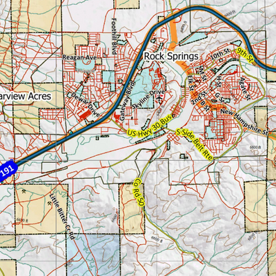 Wy Mule Deer Unit 101 with Land Ownership Preview 3