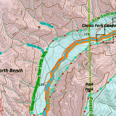 Wy Mule Deer Unit 105 Concentration Areas Preview 3