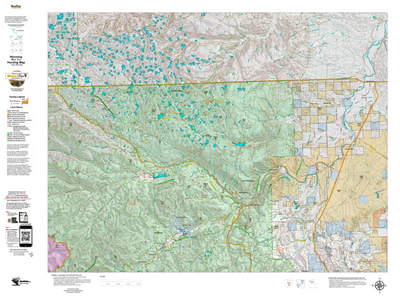 Wy Mule Deer Unit 105 Concentrations and Land Ownership Preview 1