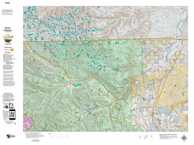 Wy Mule Deer Unit 105 with Land Ownership Preview 1
