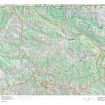Wy Mule Deer Unit 106 Topographical Map Preview 1