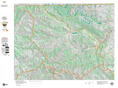 Wy Mule Deer Unit 106 Topographical Map Preview 1