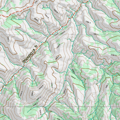 Wy Mule Deer Unit 106 Topographical Map Preview 2
