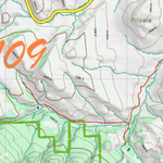 Wy Mule Deer Unit 109 Topographical Map Preview 2