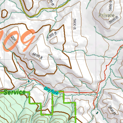 Wy Mule Deer Unit 109 with Land Ownership Preview 2