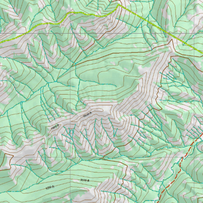 Wy Mule Deer Unit 110 Topographical Map Preview 2
