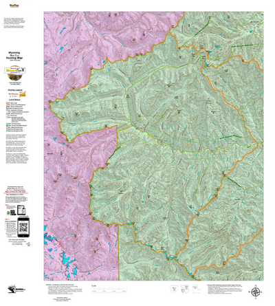 Wy Mule Deer Unit 110 with Land Ownership Preview 1