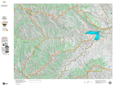 Wy Mule Deer Unit 111 Topographical Map Preview 1