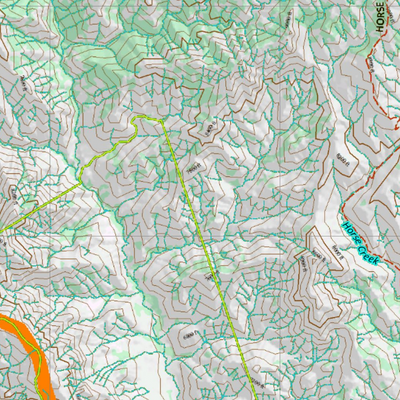 Wy Mule Deer Unit 111 Topographical Map Preview 3