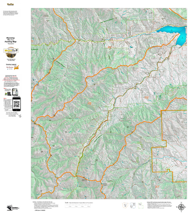 Wy Mule Deer Unit 112 Topographical Map Preview 1