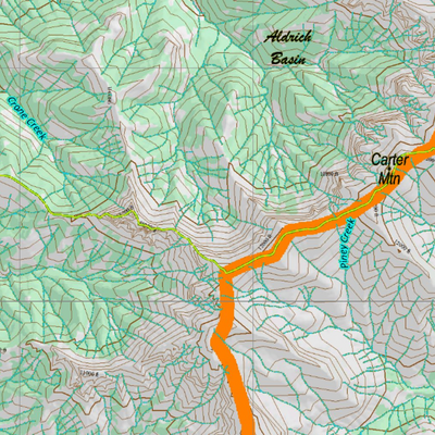 Wy Mule Deer Unit 112 Topographical Map Preview 3