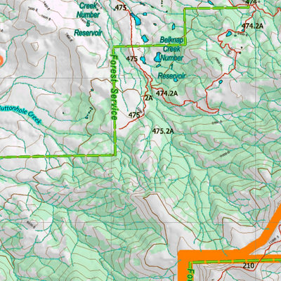 Wy Mule Deer Unit 113 Topographical Map Preview 2