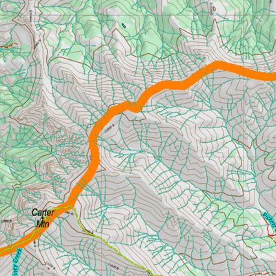 Wy Mule Deer Unit 113 Topographical Map Preview 3