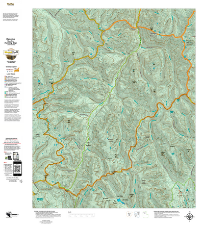 Wy Mule Deer Unit 114 with Land Ownership Preview 1