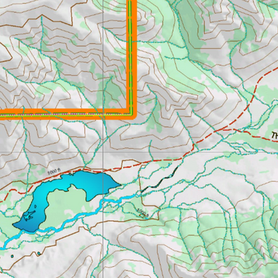 Wy Mule Deer Unit 115 Topographical Map Preview 2