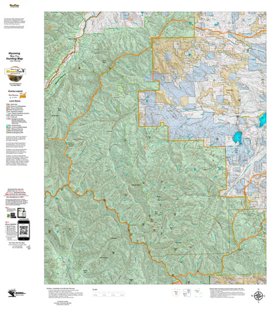 Wy Mule Deer Unit 117 with Land Ownership Preview 1