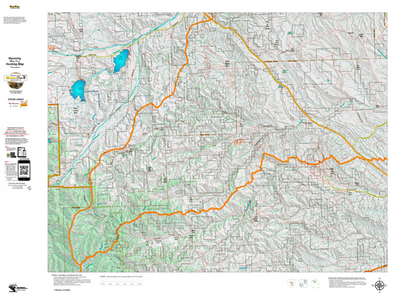 Wy Mule Deer Unit 118 Topographical Map Preview 1