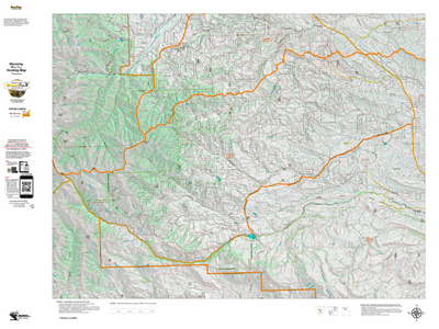 Wy Mule Deer Unit 119 Topographical Map Preview 1