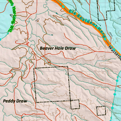 Wy Mule Deer Unit 12 Concentration Areas Preview 3