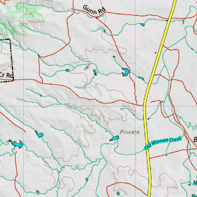Wy Mule Deer Unit 12 Topographical Map Preview 2