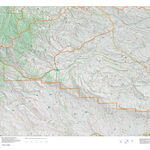 Wy Mule Deer Unit 120 Topographical Map Preview 1