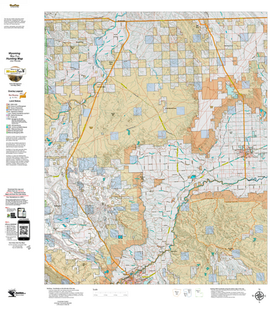 Wy Mule Deer Unit 121 with Land Ownership Preview 1