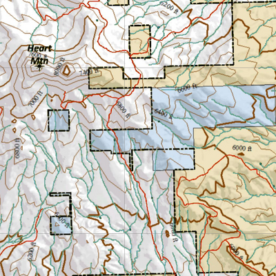 Wy Mule Deer Unit 121 with Land Ownership Preview 3