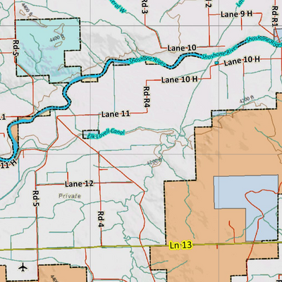 Wy Mule Deer Unit 122 Concentrations and Land Ownership Preview 2