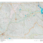 Wy Mule Deer Unit 122 Topographical Map Preview 1