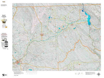 Wy Mule Deer Unit 122 Topographical Map Preview 1