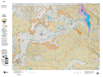 Wy Mule Deer Unit 122 with Land Ownership Preview 1