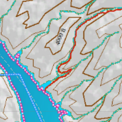 Wy Mule Deer Unit 123 Topographical Map Preview 3