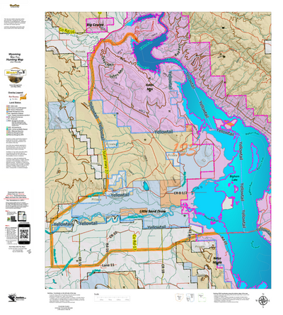 Wy Mule Deer Unit 123 with Land Ownership Preview 1