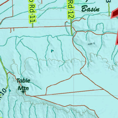 Wy Mule Deer Unit 124 Topo with Concentrations Preview 2