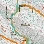 Wy Mule Deer Unit 124 Topographical Map Preview 3
