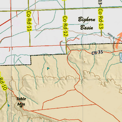 Wy Mule Deer Unit 124 with Land Ownership Preview 2
