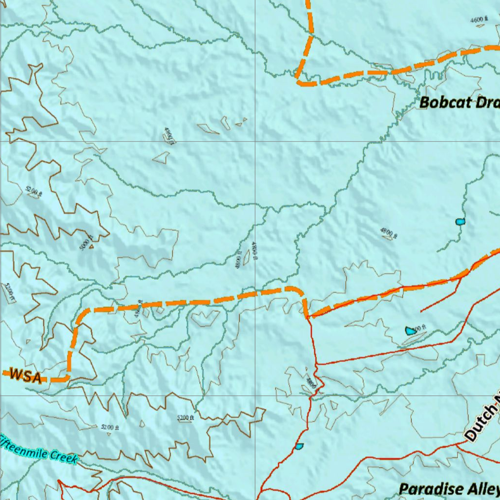 Wy Mule Deer Unit 125 Concentration Areas Map by Wyoming HuntData LLC ...