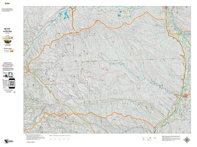 Wy Mule Deer Unit 125 Topographical Map Preview 1