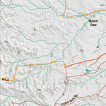 Wy Mule Deer Unit 125 Topographical Map Preview 2